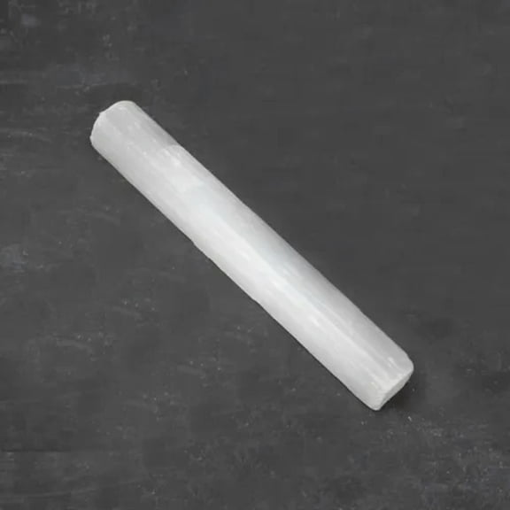 MATROOY 1* Natural Selenite Stick Wand Rough Crystal Specimen Selenite Wand Reiki Chakra-5~7cm