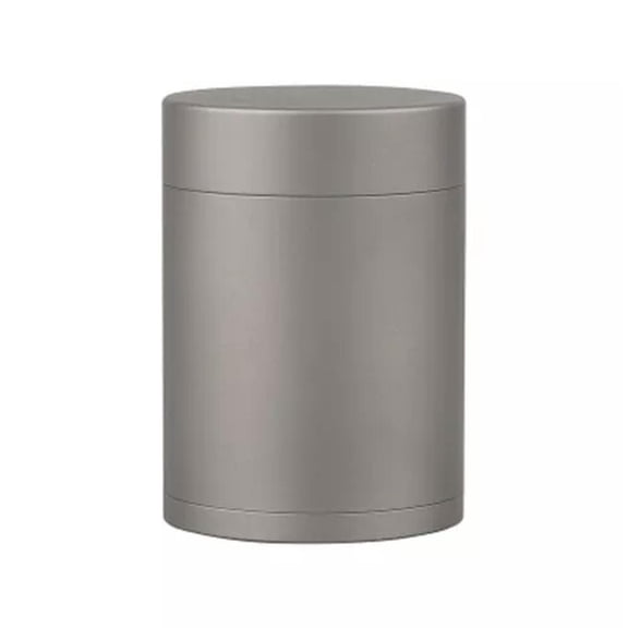 MATROOY 1 PC Titanium Alloy Storage Box EDC Sealed Coffee Tea Cans Travel Container-Stonewash