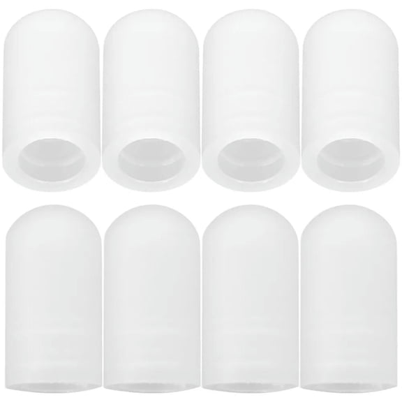 MATROOY 10 Pcs Drum Percussion Caps Stick Tips Mute Drumstick Accessories