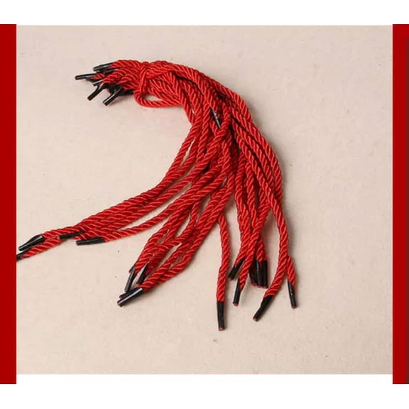 MATROOY 100PCS Packaging Accessories Cord Rope Handles for Gift Bag 30cm-Red