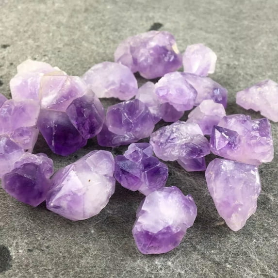MATROOY 100g Natural Amethyst Rough Quartz Crystal Mineral Specimens Healing Stone