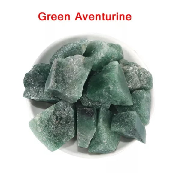 MATROOY 100g Natural Rough Stones Rocks - Crystals Wholesale Gemstones - Healing Gems-Green Aventurine-1~2cm （100g）