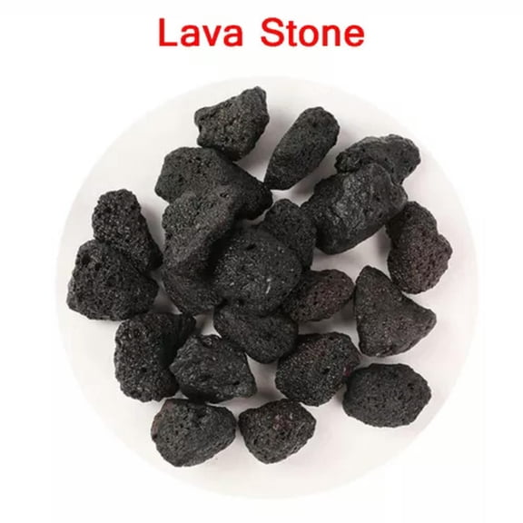 MATROOY 100g Natural Rough Stones Rocks - Crystals Wholesale Gemstones - Healing Gems-Lava Stone-3~5cm （100g）