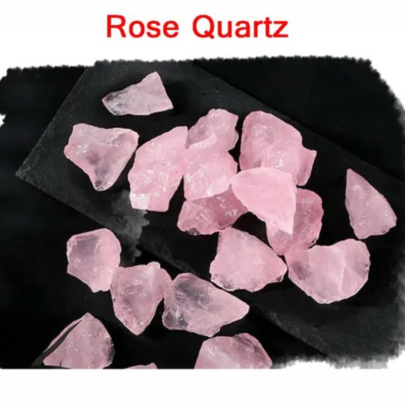 MATROOY 100g Natural Rough Stones Rocks - Crystals Wholesale Gemstones - Healing Gems-Rose Quartz-2~3cm （100g）