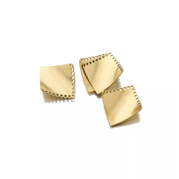 MATROOY 10Pcs Raw Brass Multi Strand Link Connector Necklace Chandelier for Diy Jewelry