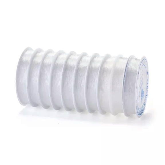 MATROOY 10rolls Elastic Crystal Thread Clear Jewelry Beading Bracelet Stretchy String-0.5mm 【13m/roll】