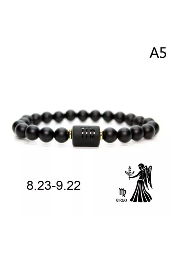 12 Constellation Bracelet Zodiac Bangles Men Cancer Virgo Leo Libra Bracelet-Virgo