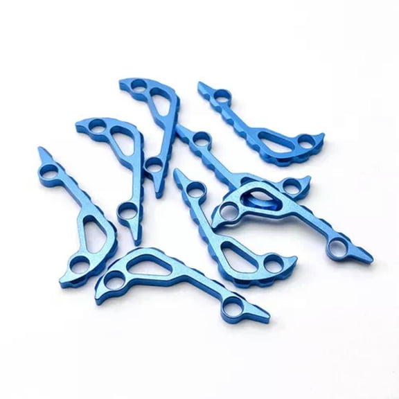 MATROOY 1PC Aluminium Alloy Backspacer Spine Keel For Benchmade Bugout 535 Folding Tool-Blue