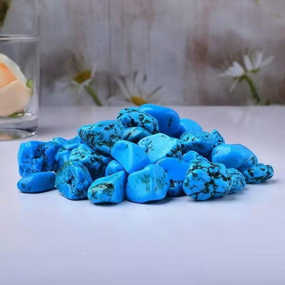 MATROOY 1PC Raw Rough Natural Blue howlite Rocks Chunks Crystal Chakra Healing Specimen