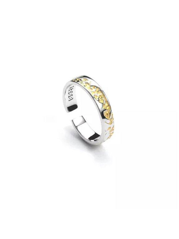 1Pcs Couple Rings Open Ring For Women Men Adjustable Finger Rings-A2