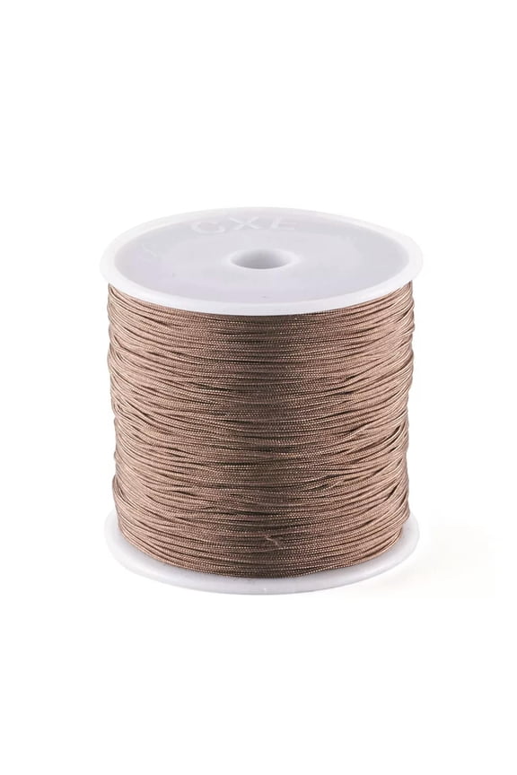 1Roll Nylon Thread Camel 1mm 100yards Braided Shamballa Bracelet Cords