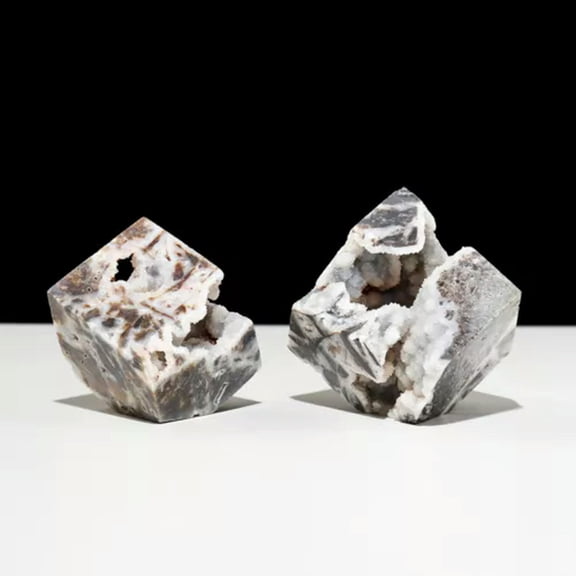 MATROOY 200~400g Natural Druzy Sphalerite Cube Crystal Reiki Healing Energy Specimen-300~400g