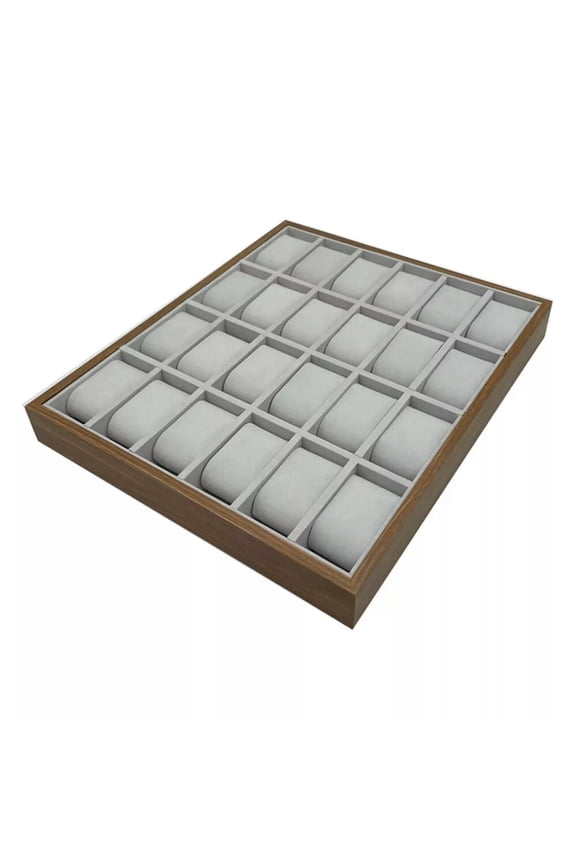 24 Slots Relojes Wooden Watch Storage Display Cabinet Watches for Ladies