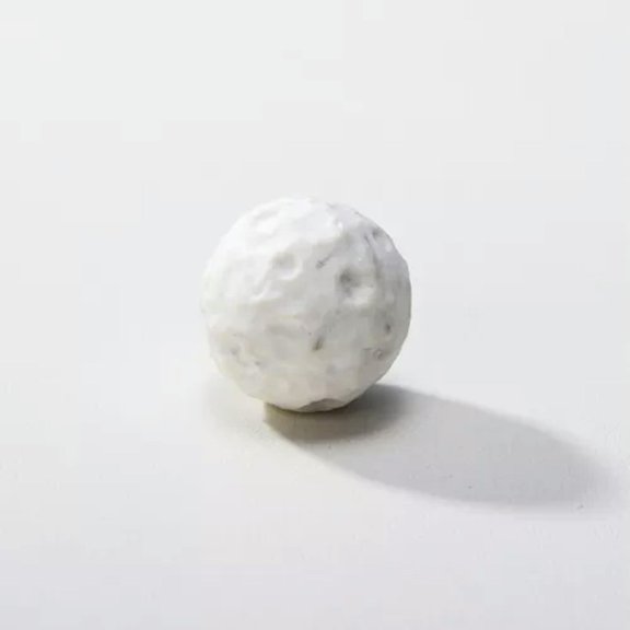 MATROOY 25MM Natural Quartz Sphere Moon Carved Ball Crystal Healing Care Satellite Decor-Howlite