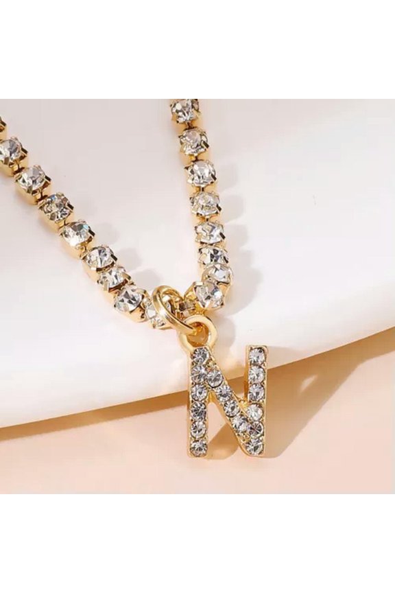 26 Letters Fashion Gold Plated Zircon Anklet Foot Beach Ankle Bracelet Women New-N
