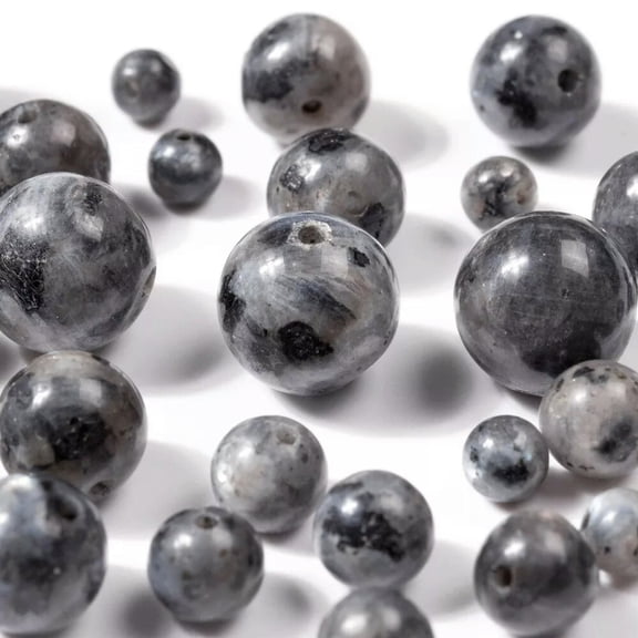 MATROOY 340Pcs Labradorite Gemstone 4mm/6mm/8mm/10mm Round Energy Healing Stone