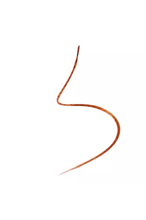 50strands Feather Hair Extension Long Straight Hair Accessories Multi-Color-Orange
