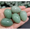 thumbnail image 1 of MATROOY 5pcs Natural Aventurine Egg Quartz Crystal Skull Mineral Crystal Egg Healing Gem, 1 of 9