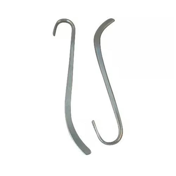 MATROOY 5pcs Tibetan silver smooth bookmarks A8407