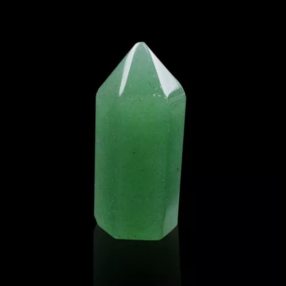 MATROOY 7 Chakra Gemstone Crystal Tumbled Single Point Obelisk Set Reiki Healing-Aventurine
