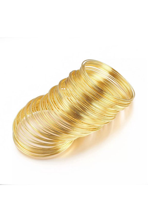 800 Loops Memory Beading Steel Wire 5.5cm Diameter for Cuff Bangle Bracelet