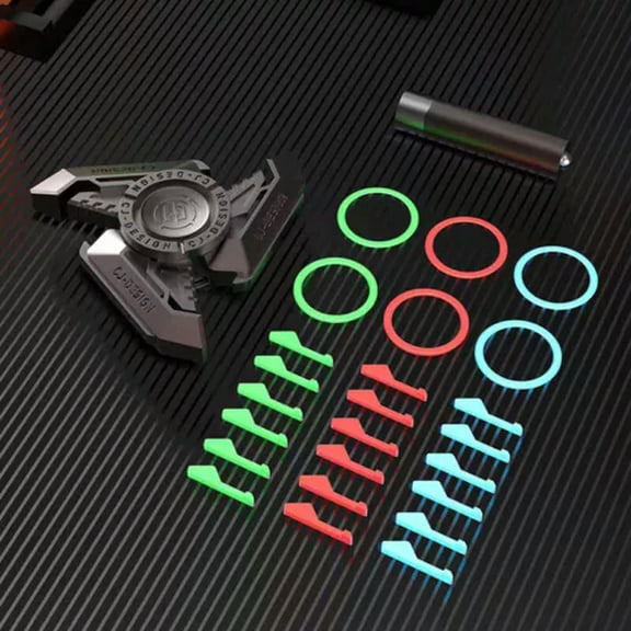 MATROOY Adult Metal Fidget EDC Toys Whirlwind Slash Fidget Spinner ADHD Hand Spinner-Standard version