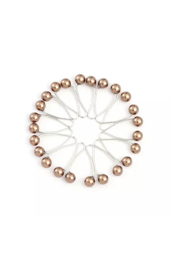 Arab Shawl Pins Islamic Headwrap Pins Multicolor Pearl Pin U Shape clip ➳-1