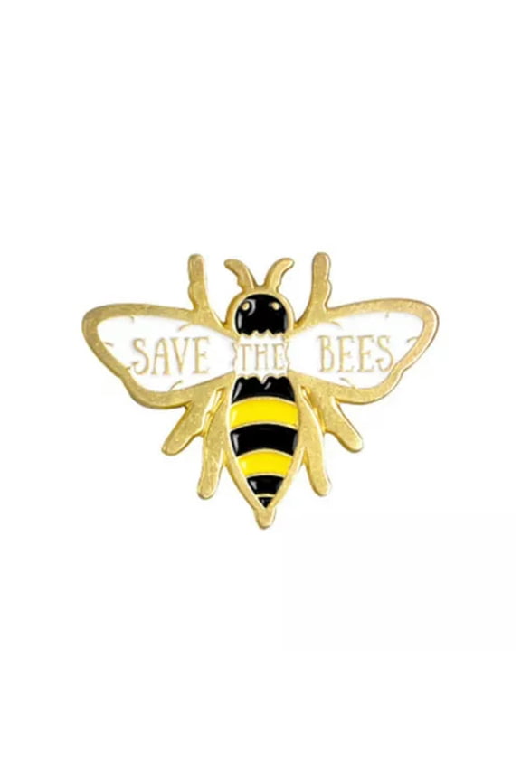 Bee Kind Enamel Pin Cute Honey Bee Badge Brooch aesthetic Animal Jewelry Gifts-Save the Bees