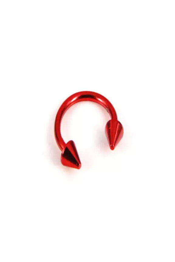 Body Piercing Ring Piercing Jewelry Jewelry Nose ring Ring Septum Lip New --red