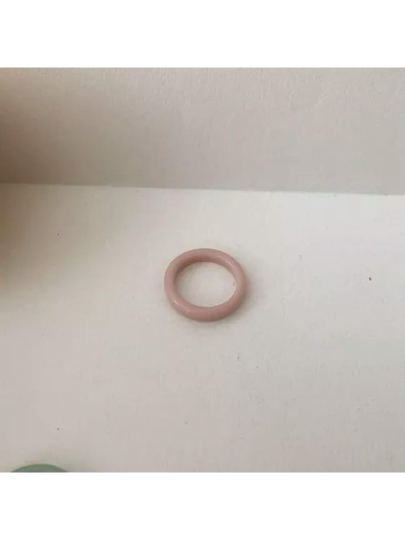 Candy Color Acrylic Resin Ring Transparent Tortoiseshell Ring Korean Sty --pink