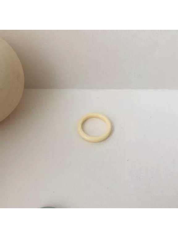 Candy Color Acrylic Resin Ring Transparent Tortoiseshell Ring Korean Sty --yellow