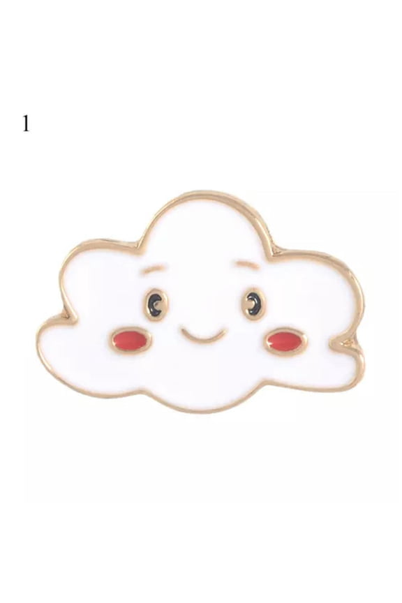Cartoon Badge Gift Alloy Set Pin Punk Character Brooch Enamel Animal Fashion-1-Rainbow