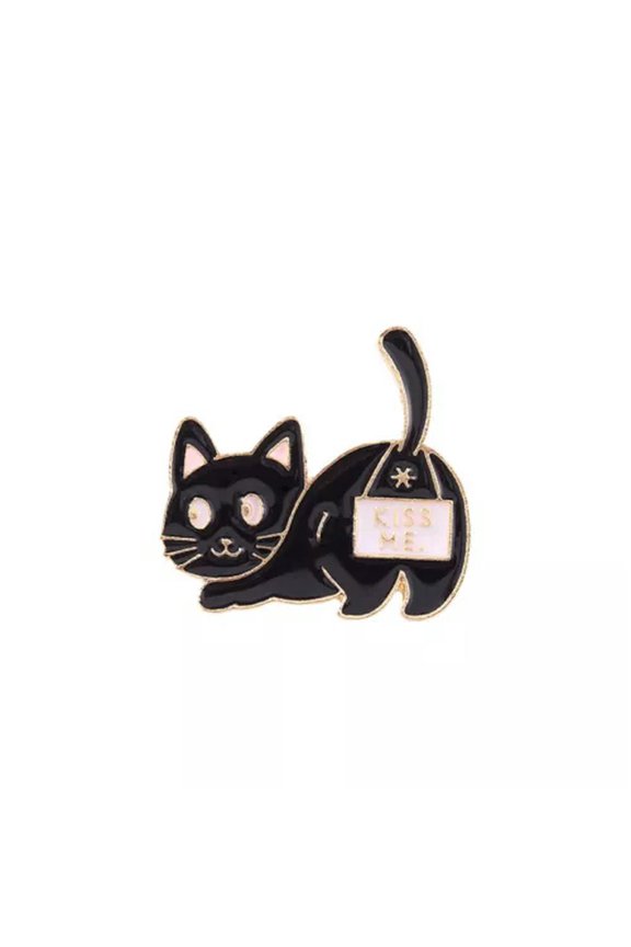 Cartoon Bee Enamel Piercing Brooch Pin Collar Decor Badge Corsage Jewelry Gift•-cat