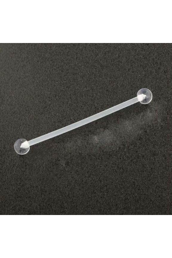 Clear Acrylic Belly Button Nose Ring Lip Eyebrow Retainer Stud Earring Piercing-3