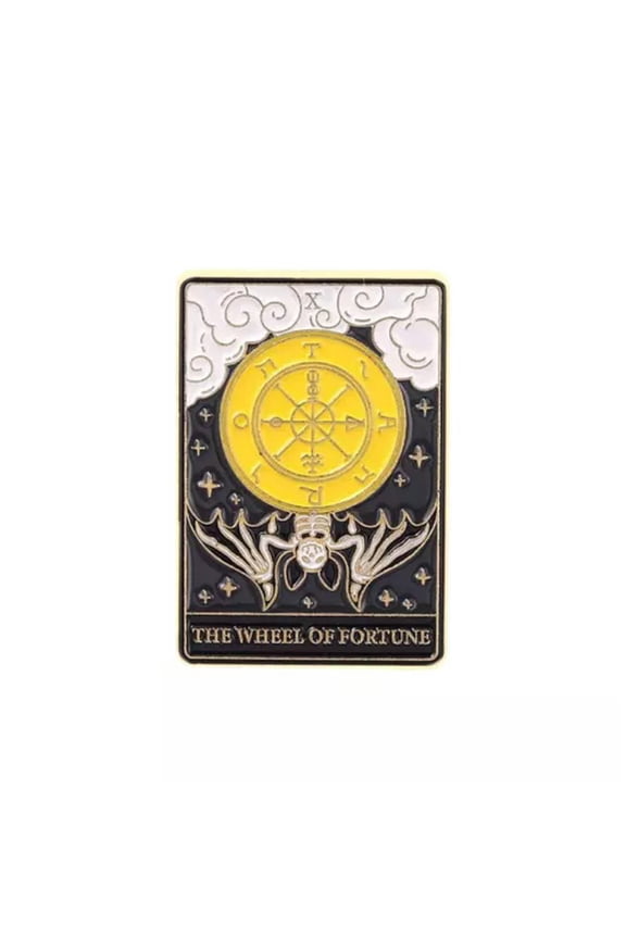 Creative Punk Style Tarot Brand Brooch Sun Moon Stars Gothic Brooch Lapel pins-5