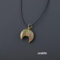 Chocker Wire MATROOY Crystal Pendant Gemstone Moon Natural Quartz Wire Wrap Healing ...