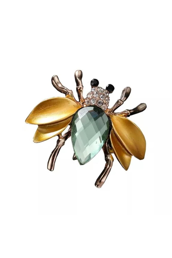 Cute Insect Brooch Pin Rhinestone Bee Brooch Ladies Jewelry Wedding Party Gift