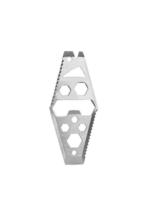 EDC 1 PC Small Stainless Steel Tool Prybar Wrench Pendant Multi Tool