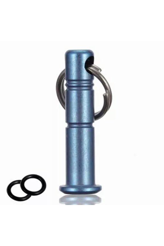 EDC 1 PC Titanium Alloy Connecting Rod for Tool Pendant Paracord Rope Bead DIY-Blue