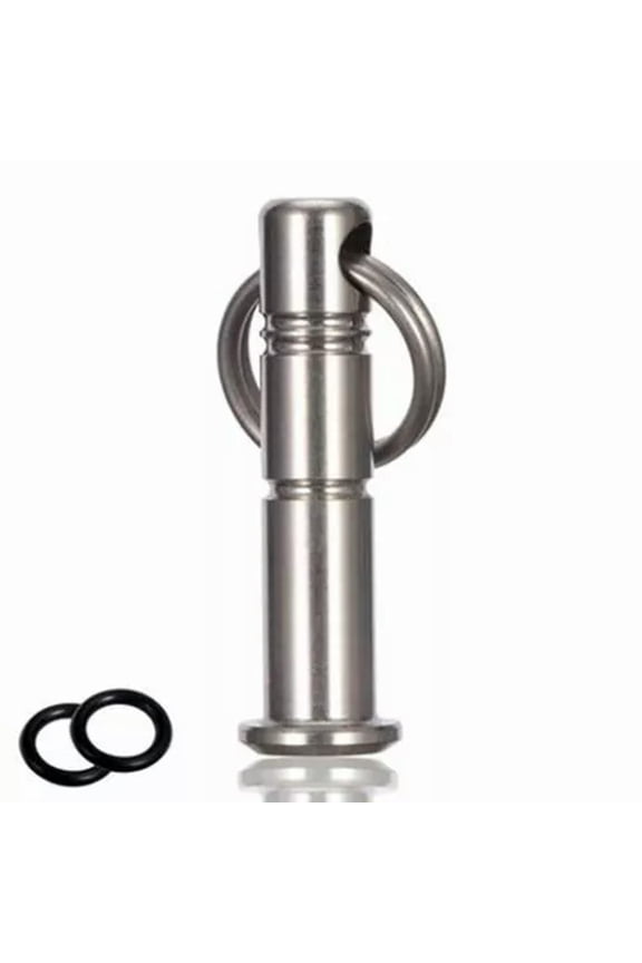 EDC 1 PC Titanium Alloy Connecting Rod for Tool Pendant Paracord Rope Bead DIY-Silver