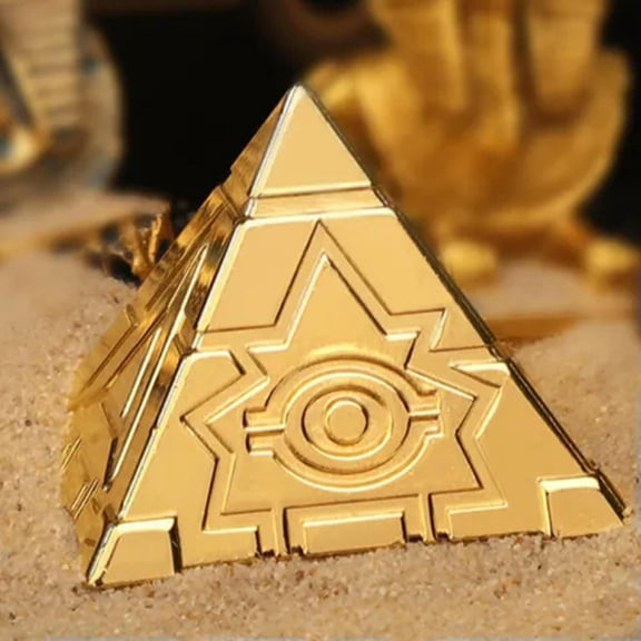 MATROOY EDC Egyptian Pyramids Fidget Spinner Adult Metal Fidget Toys ADHD Hand Spinner-Millennium God Eye