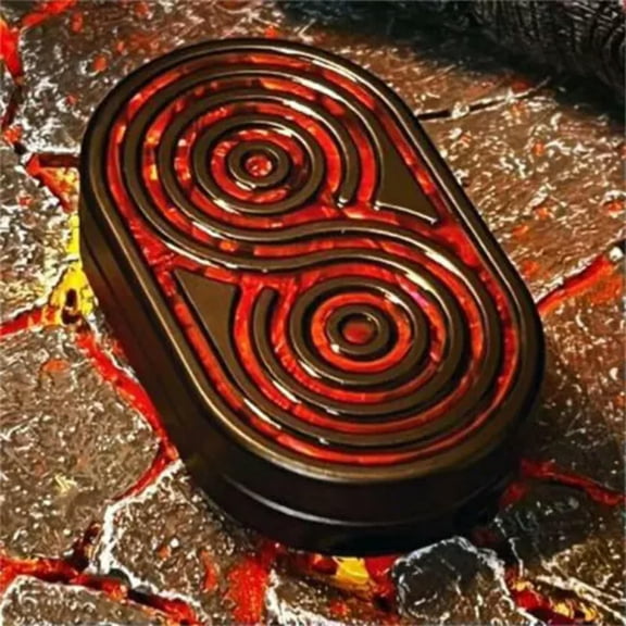 MATROOY EDC Exquisite Fidget Toys Stainless Steel Push Fidget Slider Stress Relief-1 pc