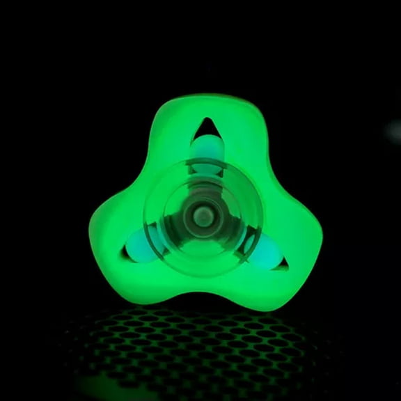 MATROOY EDC Luminous Transparent PC Fidget Spinner Adult Hand Spinner ADHD Fidget Toys-Resin Luminous