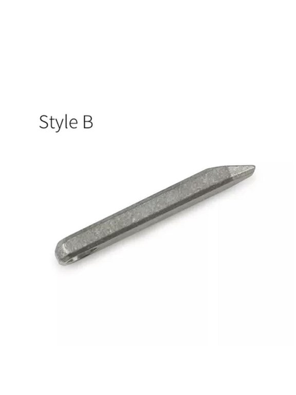 EDC Mini Titanium Alloy Pry Bar Crowbar Keychain Pendant Pocket Multi Tool-B Model