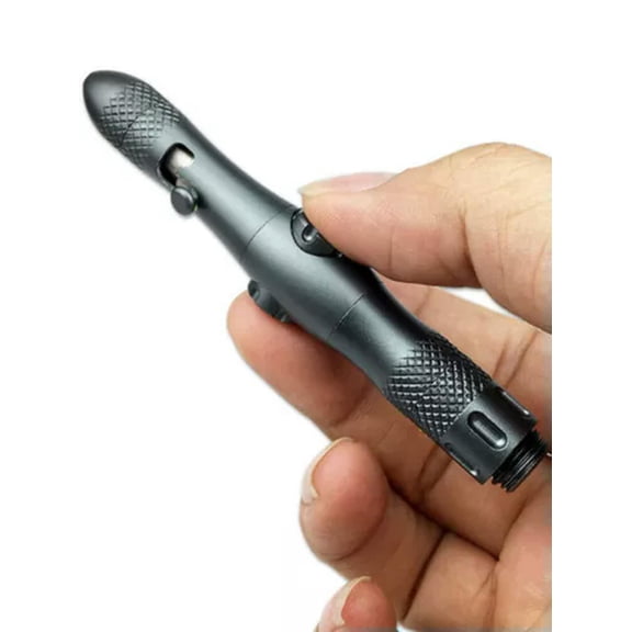 MATROOY EDC Multifunction Tactical Pen Fidget Spinner Fidget Toys ADHD Hand Spinner-Gray