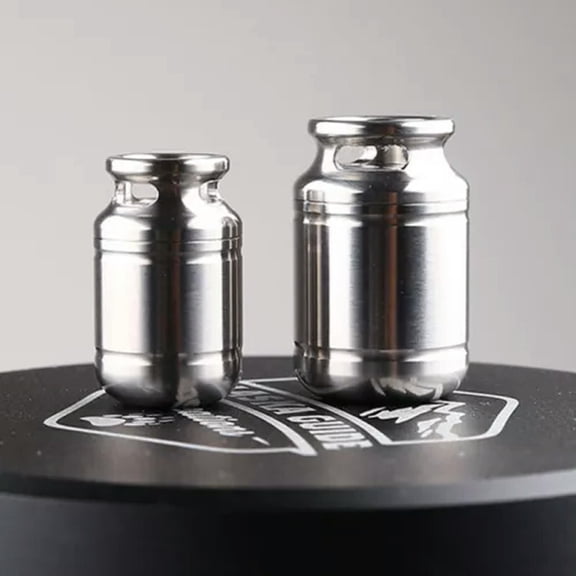 MATROOY EDC Pure Titanium Ti Portable Outdoor Waterproof Box Pill Case Survival Tool-Small