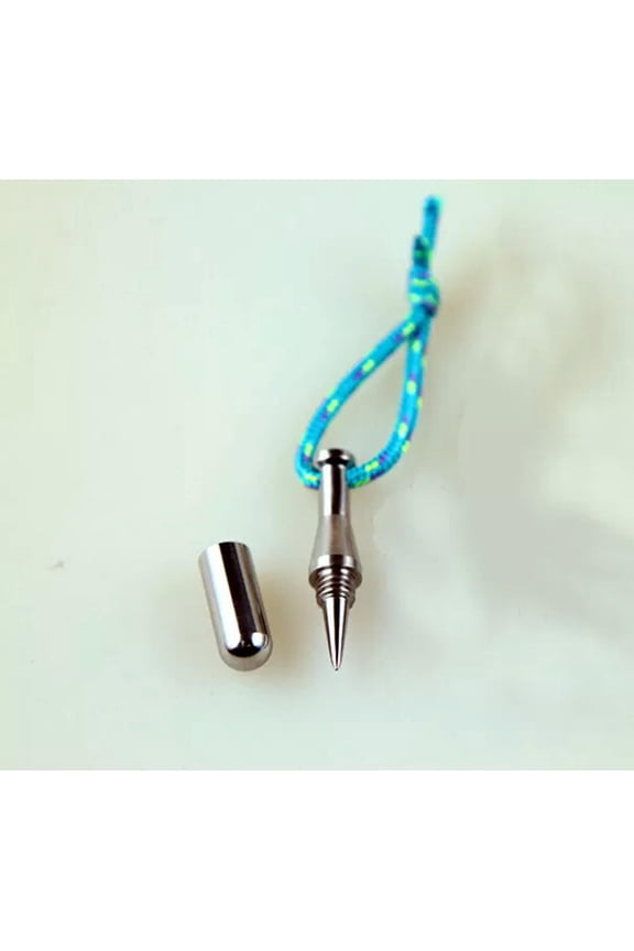 EDC Small Pure Titanium Pendant 45*8mm Keychain Pendant Outdoor Multi Tool