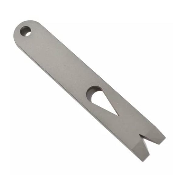 MATROOY EDC TC4 Titanium Alloy Portable Crowbar Prybar 85*15*3MM Outdoor Multi Tool-Sandblasting