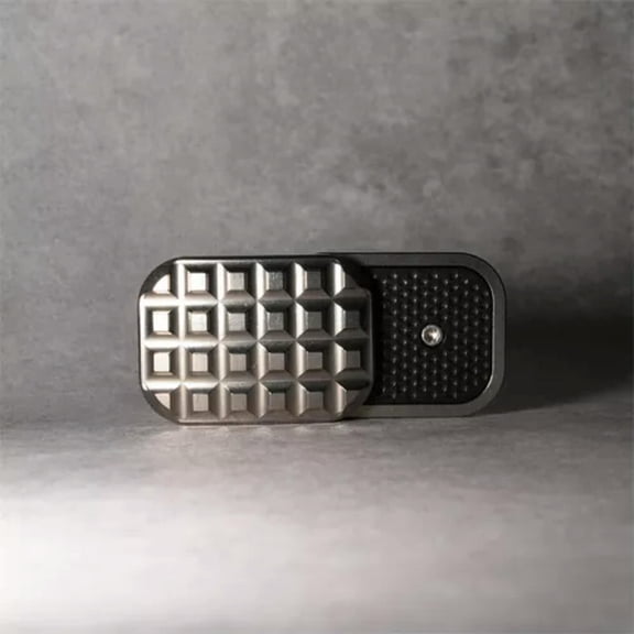 MATROOY EDC Titanium Alloy Grenade Fidget Slider Fidget Toys ADHD Tool Stress Relief-Black Titanium Alloy