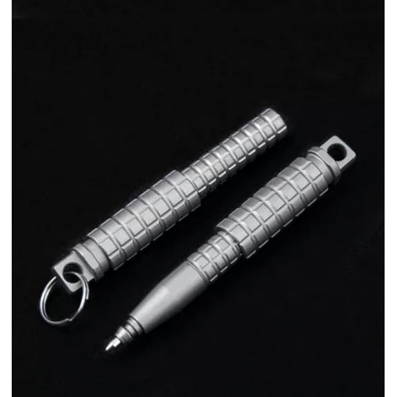 MATROOY EDC Titanium Alloy Mini Pocket Pen Outdoor Tool Portable Keychain Ballpoint Pen